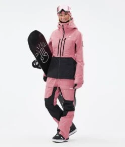 Moss W Snowboard Jacket Women Pink/Black -Snow Active Clothing Shop H1239 03 fqFqE8j