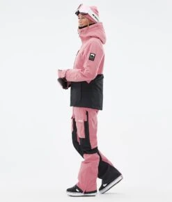Moss W Snowboard Jacket Women Pink/Black -Snow Active Clothing Shop H1239 04 5fYamho