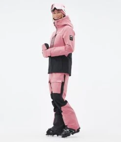 Moss W Ski Jacket Women Pink/Black -Snow Active Clothing Shop H1239 04 gynbbKh
