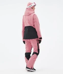 Moss W Snowboard Jacket Women Pink/Black -Snow Active Clothing Shop H1239 05 adKeNHi