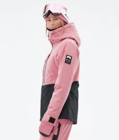Moss W Snowboard Jacket Women Pink/Black -Snow Active Clothing Shop H1239 06 upnpaDK