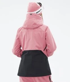 Moss W Snowboard Jacket Women Pink/Black -Snow Active Clothing Shop H1239 07 EgSGNx4