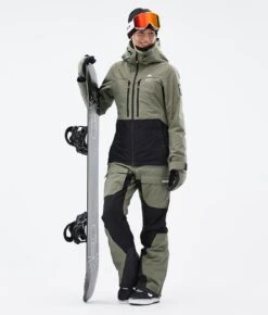 Moss W Snowboard Jacket Women Greenish/Black -Snow Active Clothing Shop H1243 03 7dz0k3o