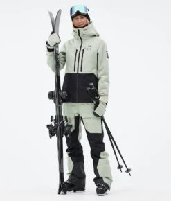 Moss W Ski Jacket Women Soft Green/Black -Snow Active Clothing Shop H1244 03 8WhQvOu