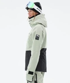 Moss W Snowboard Jacket Women Soft Green/Black -Snow Active Clothing Shop H1244 06 QzmPkWs
