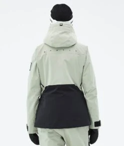 Moss W Snowboard Jacket Women Soft Green/Black -Snow Active Clothing Shop H1244 07 rcEccF2