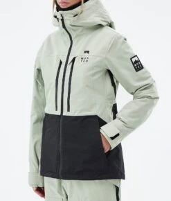 Moss W Snowboard Jacket Women Soft Green/Black -Snow Active Clothing Shop H1244 08 0hyWJKC