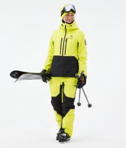 Moss W Ski Jacket Women Bright Yellow/Black -Snow Active Clothing Shop H1246 03 NK6lWvf