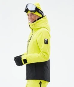 Moss W Snowboard Jacket Women Bright Yellow/Black -Snow Active Clothing Shop H1246 06 Ufixn7W
