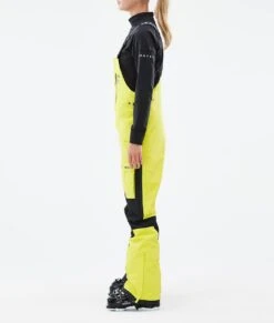 Fawk W Ski Pants Women Bright Yellow/Black -Snow Active Clothing Shop H1254 02 BO03OXj