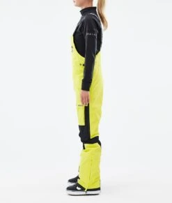 Fawk W Snowboard Pants Women Bright Yellow/Black -Snow Active Clothing Shop H1254 02 ZIkRuBB