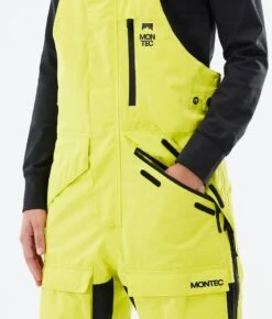 Fawk W Snowboard Pants Women Bright Yellow/Black -Snow Active Clothing Shop H1254 04 fKosw8Q