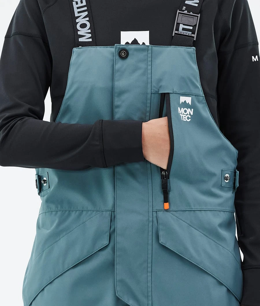 Fawk W Snowboard Pants Women Atlantic/Black 8 Fawk W Snowboard Pants Women Atlantic/Black - Image 6