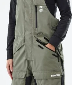 Fawk W Ski Pants Women Greenish/Black -Snow Active Clothing Shop H1260 04 91oOseX