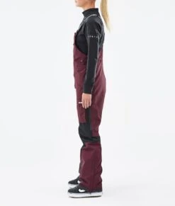 Fawk W Snowboard Pants Women Burgundy/Black -Snow Active Clothing Shop H1261 02 T3kl5RS