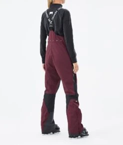 Fawk W Ski Pants Women Burgundy/Black -Snow Active Clothing Shop H1261 03 uuC56SJ
