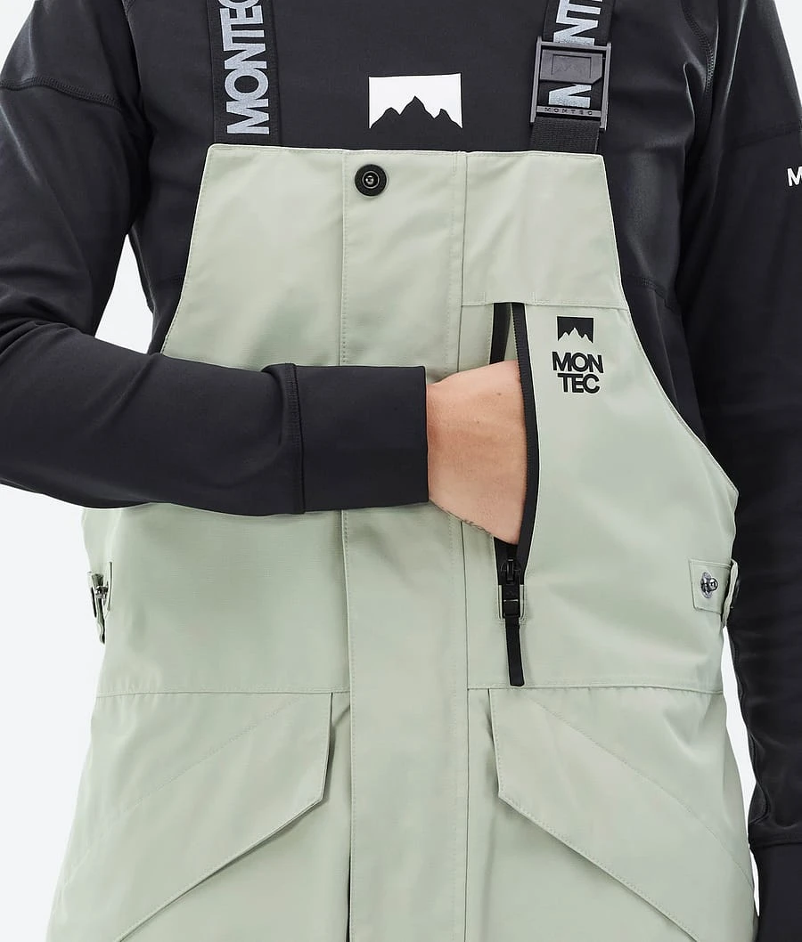 Fawk W Ski Pants Women Soft Green/Black 8 Fawk W Ski Pants Women Soft Green/Black - Image 6