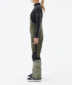 Fawk W Snowboard Pants Women Olive Green/Black/Greenish -Snow Active Clothing Shop H1267 02 Shukw7J