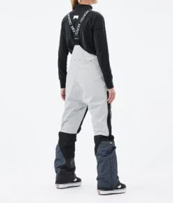 Fawk W Snowboard Pants Women Light Grey/Black/Metal Blue -Snow Active Clothing Shop H1268 03 3SEeDr2