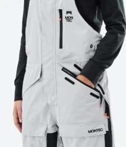 Fawk W Snowboard Pants Women Light Grey/Black/Metal Blue -Snow Active Clothing Shop H1268 04 nlHuv8R