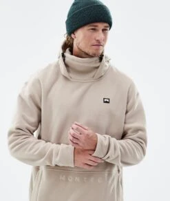 Delta Fleece Hoodie Men Sand -Snow Active Clothing Shop H1566 02 Ng3K1VC