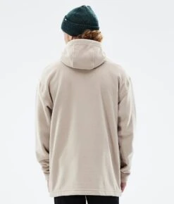 Delta Fleece Hoodie Men Sand