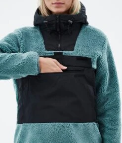 Lima W Fleece Hoodie Women Atlantic/Black -Snow Active Clothing Shop H1567 08 yQcp8Iz