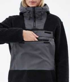 Lima W Fleece Hoodie Women Black/Phantom -Snow Active Clothing Shop H1568 08 D7VYX0K