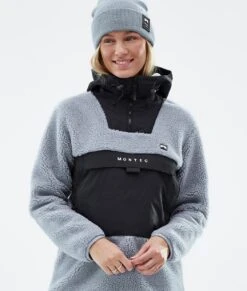 Lima W Fleece Hoodie Women Soft Blue/Black -Snow Active Clothing Shop H1570 02 gQQiWtp