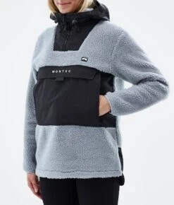 Lima W Fleece Hoodie Women Soft Blue/Black -Snow Active Clothing Shop H1570 07 gLRCBym