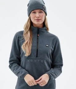 Echo W Fleece Sweater Women Metal Blue -Snow Active Clothing Shop H1574 02 LSFel0b