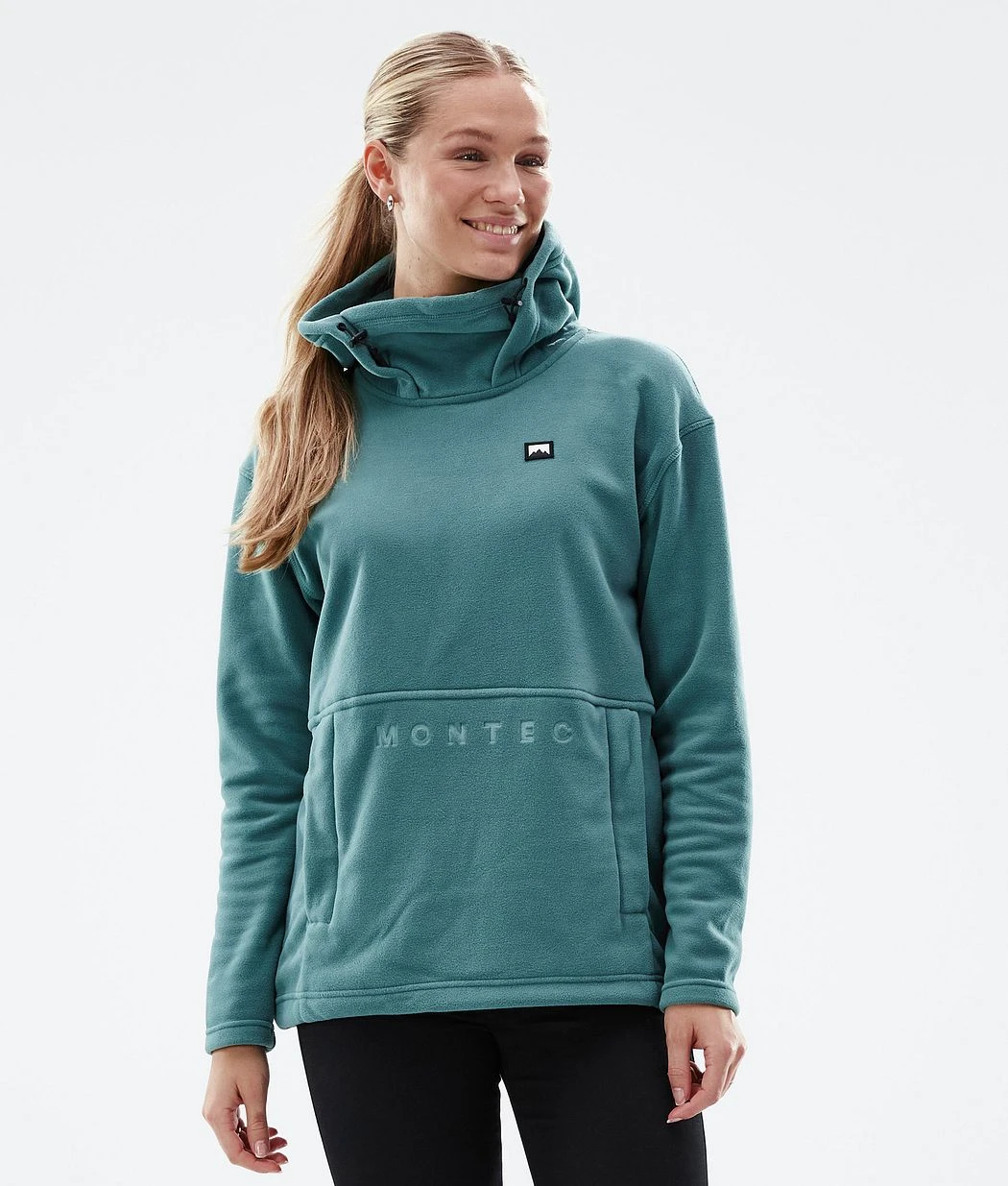 Delta W Fleece Hoodie Women Atlantic 4 Delta W Fleece Hoodie Women Atlantic - Image 2