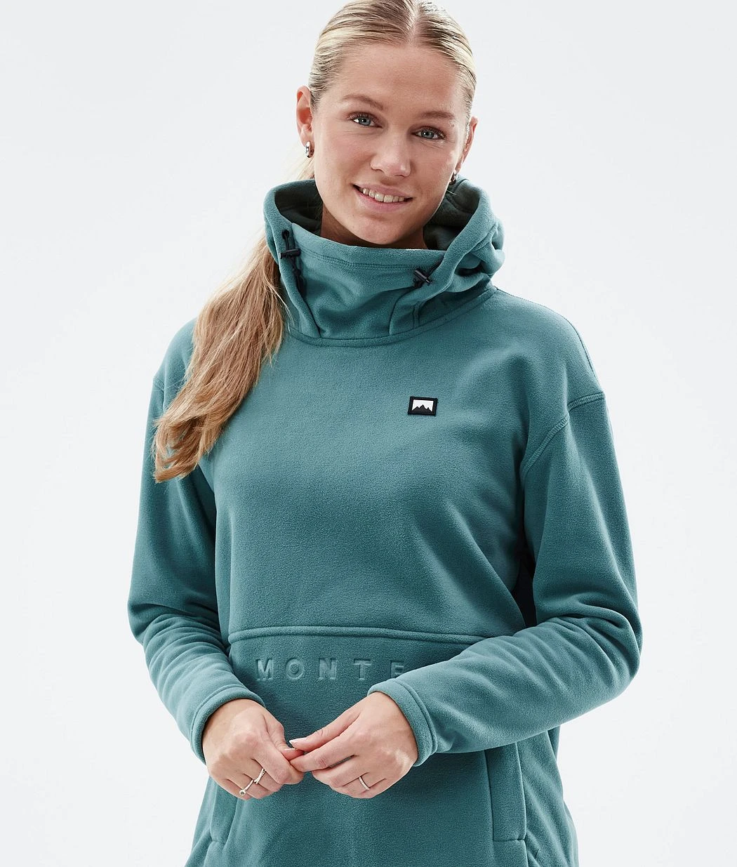 Delta W Fleece Hoodie Women Atlantic 5 Delta W Fleece Hoodie Women Atlantic - Image 3