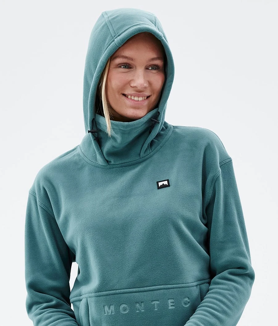 Delta W Fleece Hoodie Women Atlantic 8 Delta W Fleece Hoodie Women Atlantic - Image 6