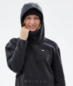 Delta W Fleece Hoodie Women Black -Snow Active Clothing Shop H1578 05 fNWcxxt