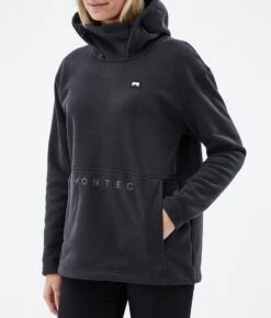 Delta W Fleece Hoodie Women Black