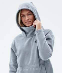 Delta W Fleece Hoodie Women Soft Blue -Snow Active Clothing Shop H1580 05 CMDBNeL