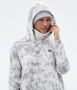 Delta W Fleece Hoodie Women Grey Tiedye 14 Delta W Fleece Hoodie Women Grey Tiedye -Snow Active Clothing Shop H1581 05 9iztss9