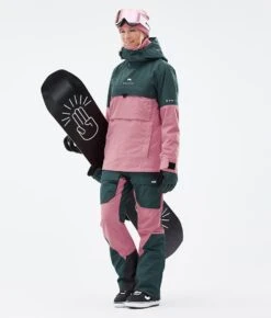 Dune W Snowboard Jacket Women Dark Atlantic/Pink -Snow Active Clothing Shop H1644 03 Z0MSzb6